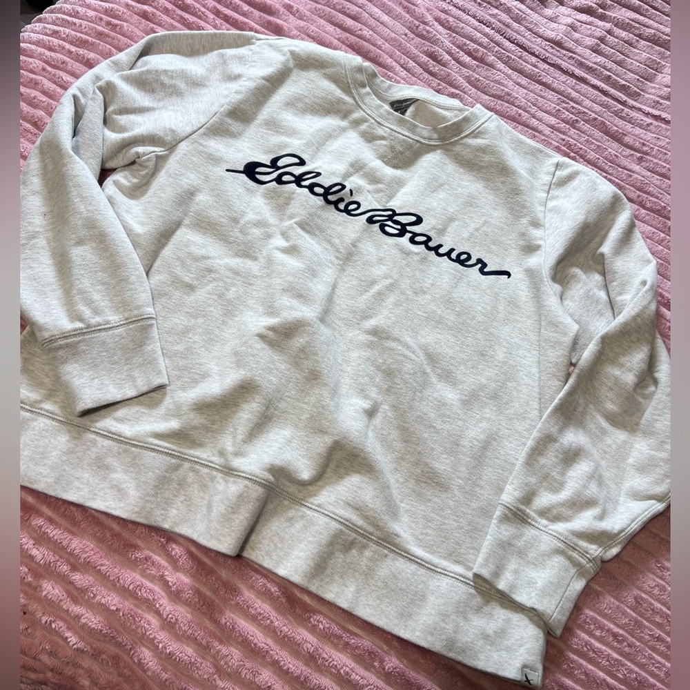 Womens Eddie Bauer Pullover crewneck size Large